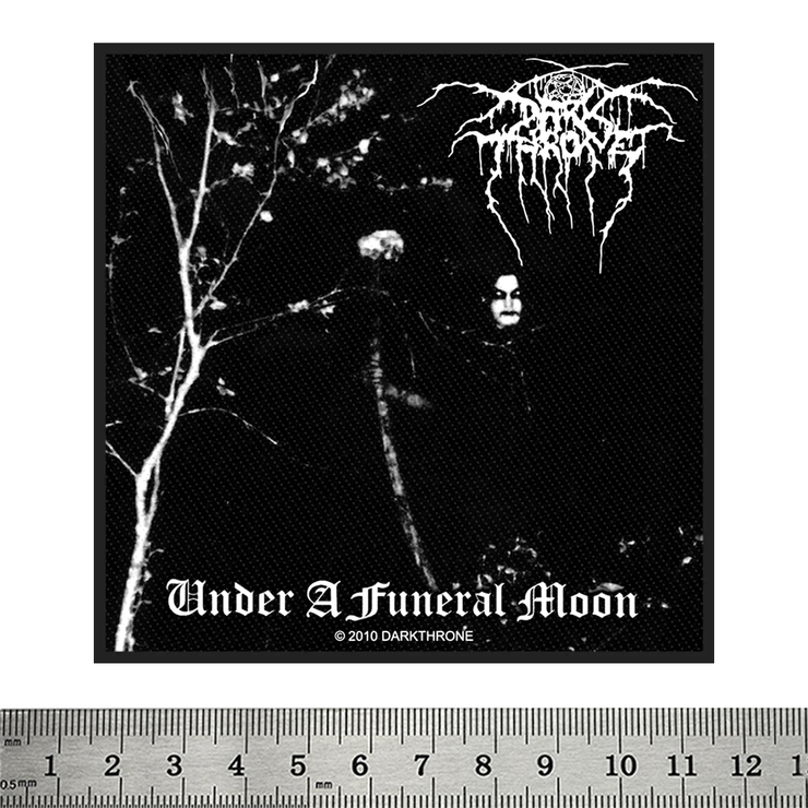 Нашивка тканая Darkthrone "Under a Funeral Moon" (ofp-010) Нашивка тканая Darkthrone "Under a Funeral Moon" (ofp-010)