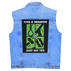 Нашивка наспинна катана Type O Negative "Just Say Yes" (olbp-001) Нашивка наспинна катана Type O Negative "Just Say Yes" (olbp-001)