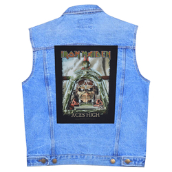 Нашивка наспинная катаная Iron Maiden "Aces High" (olbp-011) Нашивка наспинная катаная Iron Maiden "Aces High" (olbp-011)