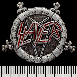 Пин Slayer (logo on the pentagram) (pnol-006) Пин Slayer (logo on the pentagram) (pnol-006)