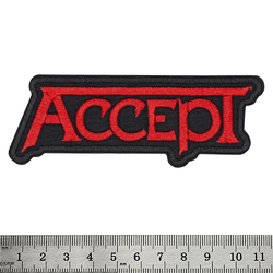 Нашивка Accept (red logo) Нашивка Accept (red logo)