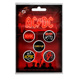 Подарунковий набір значків AC/DC - PWR UP (iol-029)