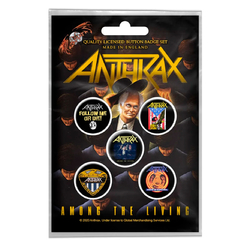 Подарунковий набір значків ANTHRAX - AMONG THE LIVING (iol-037)