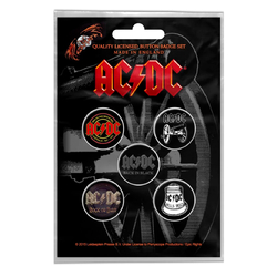 Подарунковий набір значків AC/DC - FOR THOSE ABOUT TO ROCK (iol-050)