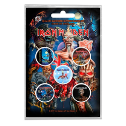Подарочный набор значков IRON MAIDEN - LATER ALBUMS (iol-061)
