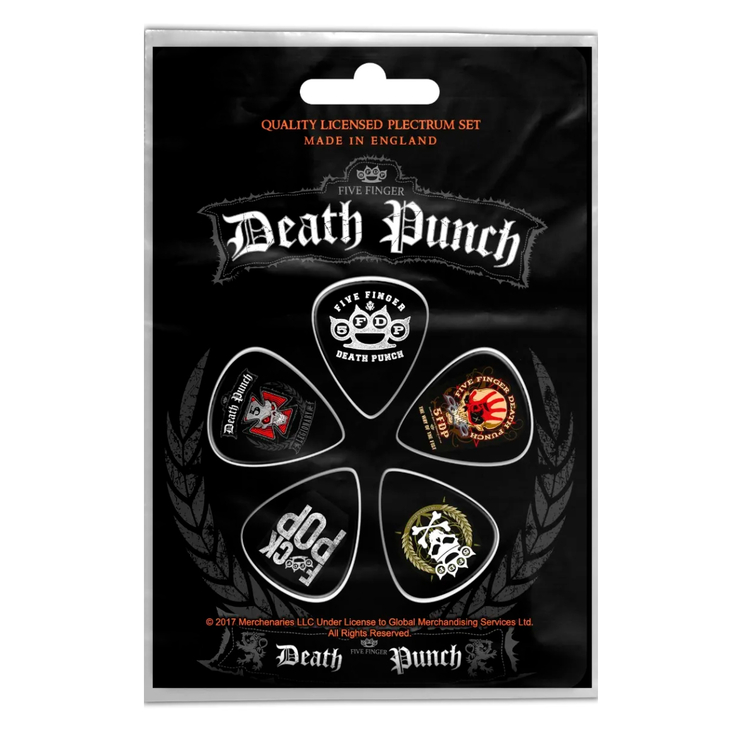 Подарочный набор медиаторов FIVE FINGER DEATH PUNCH - 5FDP (mol-006) Подарочный набор медиаторов FIVE FINGER DEATH PUNCH - 5FDP (mol-006)