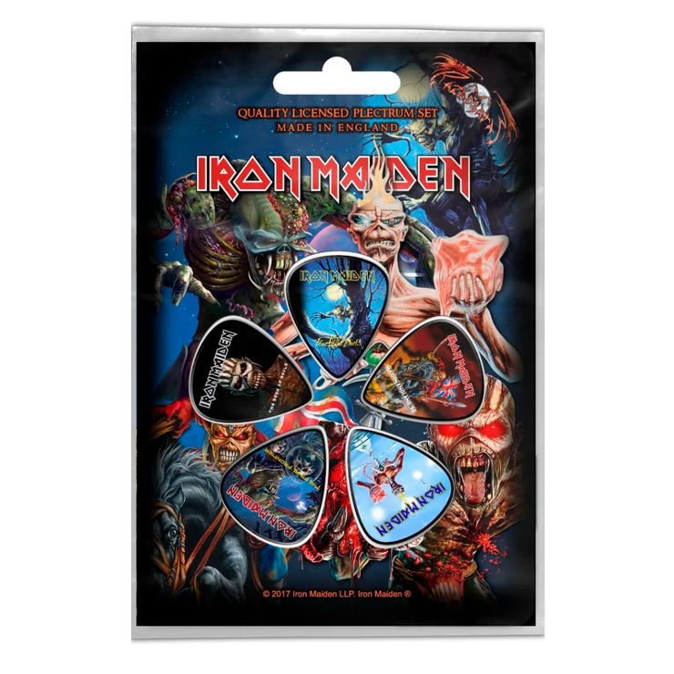 Подарочный набор медиаторов IRON MAIDEN - LATER ALBUMS (mol-008)