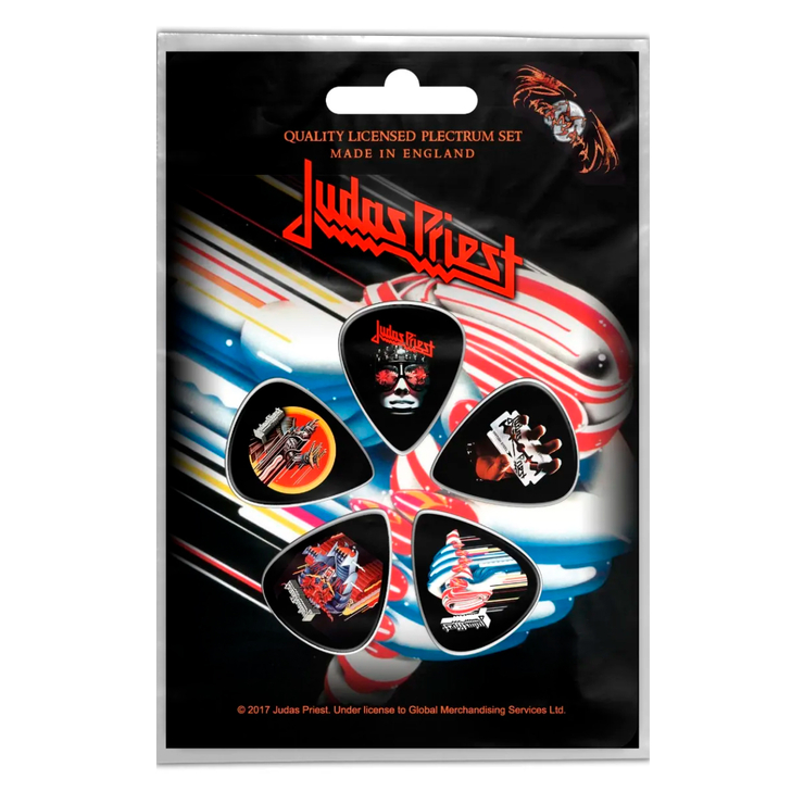 Подарочный набор медиаторов JUDAS PRIEST - TURBO (mol-010) Подарочный набор медиаторов JUDAS PRIEST - TURBO (mol-010)
