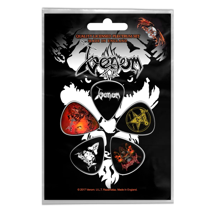 Подарочный набор медиаторов VENOM - BLACK METAL (mol-011) Подарочный набор медиаторов VENOM - BLACK METAL (mol-011)