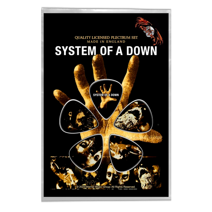 Подарочный набор медиаторов SYSTEM OF A DOWN - HAND (mol-029) Подарочный набор медиаторов SYSTEM OF A DOWN - HAND (mol-029)