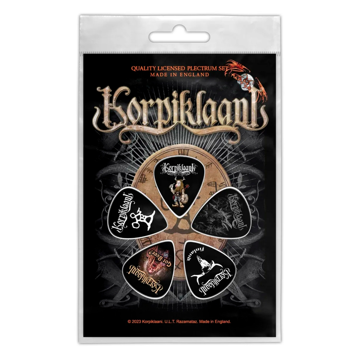 Подарочный набор медиаторов KORPIKLAANI - SHAMAN DRUM (mol-033) Подарочный набор медиаторов KORPIKLAANI - SHAMAN DRUM (mol-033)