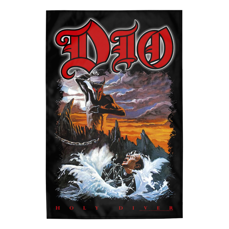 Флаг (текстильный постер) DIO - HOLY DIVER (fol-005) Флаг (текстильный постер) DIO - HOLY DIVER (fol-005)