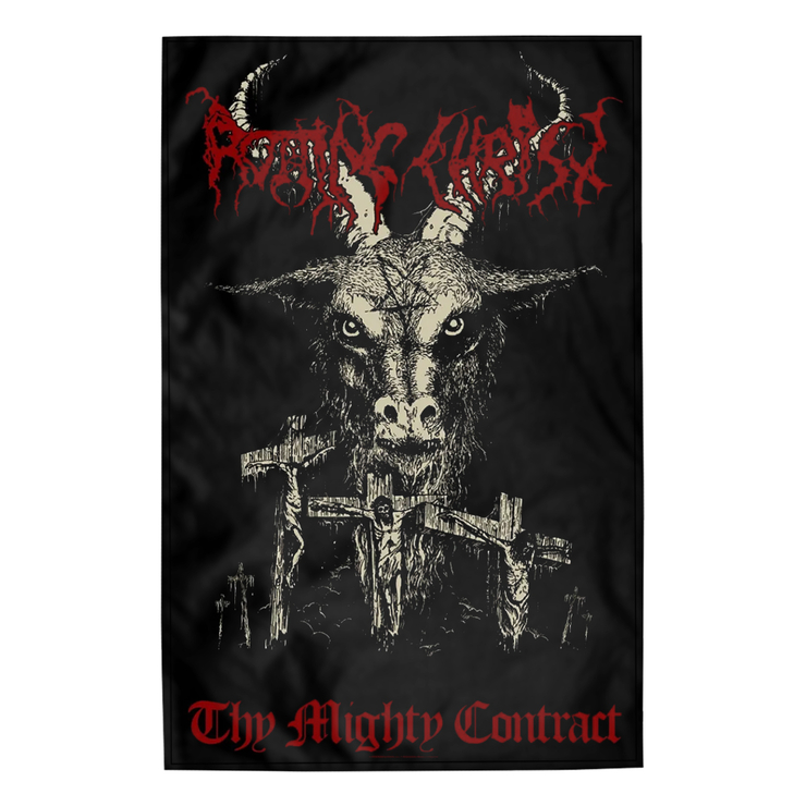 Флаг (текстильный постер) ROTTING CHRIST - THY MIGHTY CONTRACT (fol-006) Флаг (текстильный постер) ROTTING CHRIST - THY MIGHTY CONTRACT (fol-006)