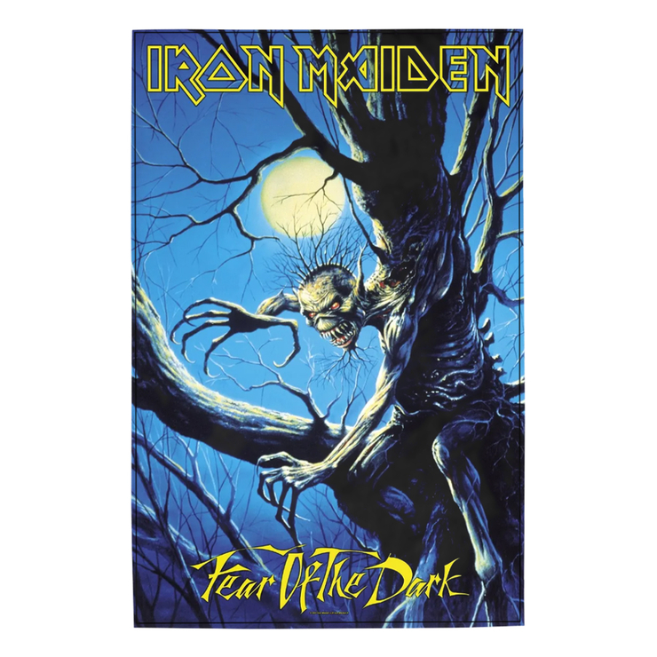 Прапор (текстильний постер) IRON MAIDEN - FEAR OF THE DARK (fol-013)