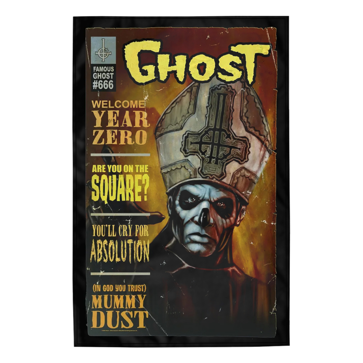 Флаг (текстильный постер) GHOST - MAGAZINE (fol-015) Флаг (текстильный постер) GHOST - MAGAZINE (fol-015)