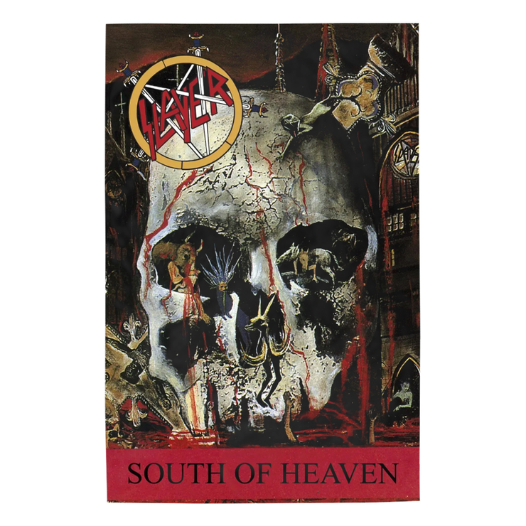 Флаг (текстильный постер) SLAYER - SOUTH OF HEAVEN (fol-017) Флаг (текстильный постер) SLAYER - SOUTH OF HEAVEN (fol-017)