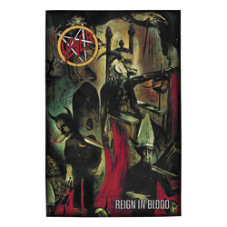 Флаг (текстильный постер) SLAYER - REIGN IN BLOOD (fol-018)