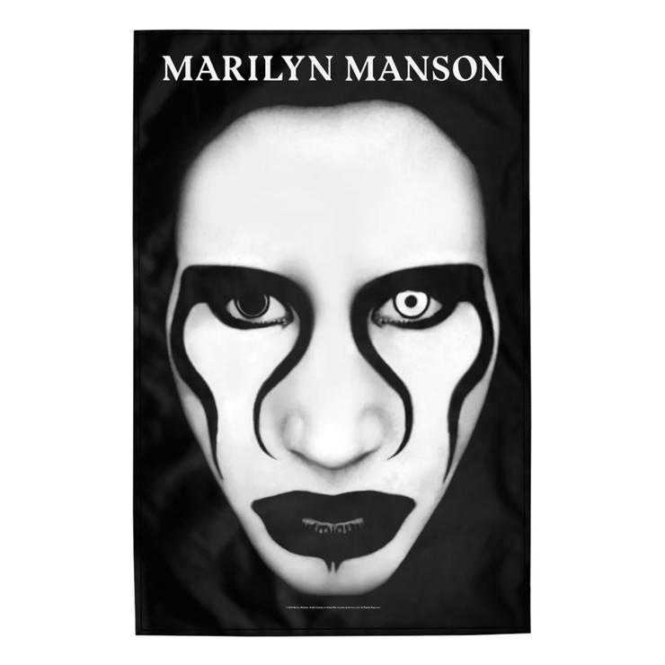 Прапор (текстильний постер) MARILYN MANSON - DEFIANT FACE (fol-022) Прапор (текстильний постер) MARILYN MANSON - DEFIANT FACE (fol-022)