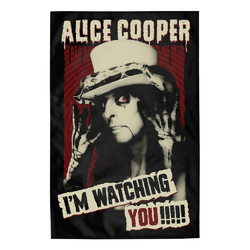 Флаг (текстильный постер) ALICE COOPER - I'M WATCHING YOU (fol-025) Флаг (текстильный постер) ALICE COOPER - I'M WATCHING YOU (fol-025)