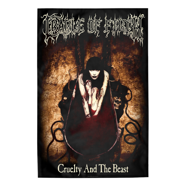 Флаг (текстильный постер) CRADLE OF FILTH - CRUELTY AND THE BEAST (fol-028) Флаг (текстильный постер) CRADLE OF FILTH - CRUELTY AND THE BEAST (fol-028)