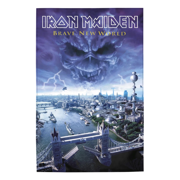 Флаг (текстильный постер) IRON MAIDEN - BRAVE NEW WORLD (fol-030) Флаг (текстильный постер) IRON MAIDEN - BRAVE NEW WORLD (fol-030)