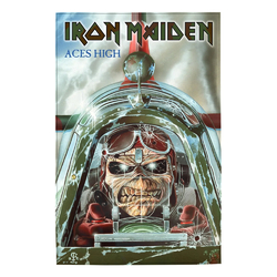 Флаг (текстильный постер) IRON MAIDEN - ACES HIGH (fol-031)