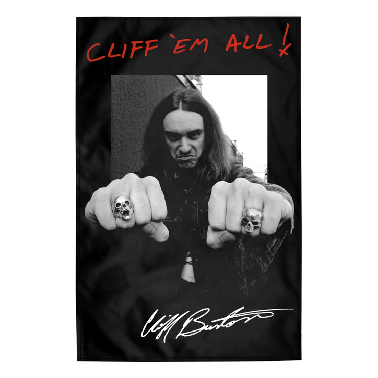 Флаг (текстильный постер) METALLICA - CLIFF 'EM ALL! (fol-034) Флаг (текстильный постер) METALLICA - CLIFF 'EM ALL! (fol-034)