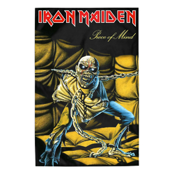 Флаг (текстильный постер) IRON MAIDEN - PIECE OF MIND (fol-037)
