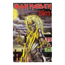 Флаг (текстильный постер) IRON MAIDEN - KILLERS (fol-038)
