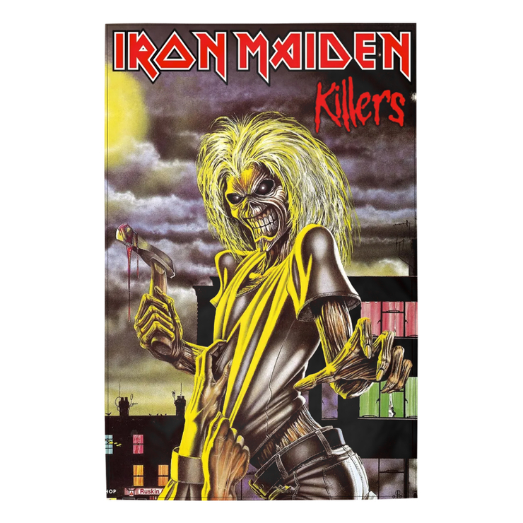 Флаг (текстильный постер) IRON MAIDEN - KILLERS (fol-038) Флаг (текстильный постер) IRON MAIDEN - KILLERS (fol-038)