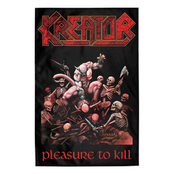 Флаг (текстильный постер) KREATOR - PLEASURE TO KILL (fol-039)