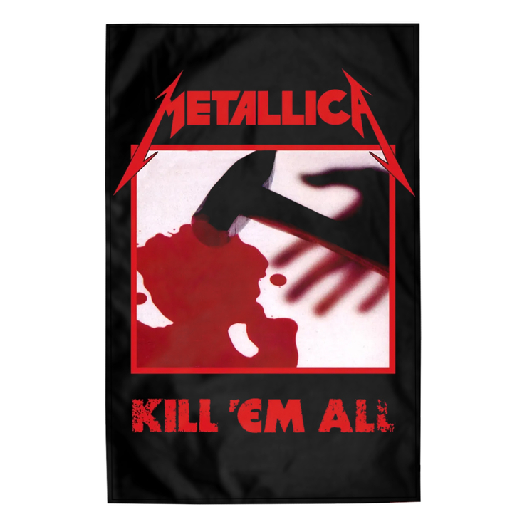 Флаг (текстильный постер) METALLICA - KILL EM ALL (fol-043) Флаг (текстильный постер) METALLICA - KILL EM ALL (fol-043)