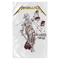 Флаг (текстильный постер) METALLICA - AND JUSTICE FOR ALL (fol-047)