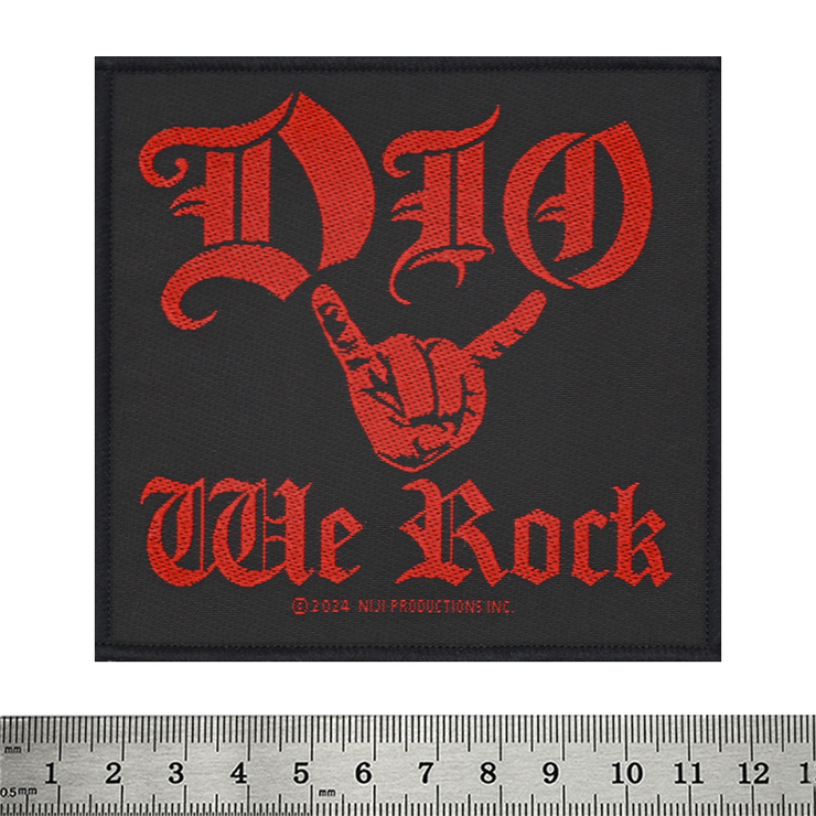 Нашивка тканая DIO - WE ROCK (ofp-033) Нашивка тканая DIO - WE ROCK (ofp-033)