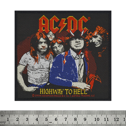 Нашивка тканая AC/DC - HIGHWAY TO HELL (ofp-036)