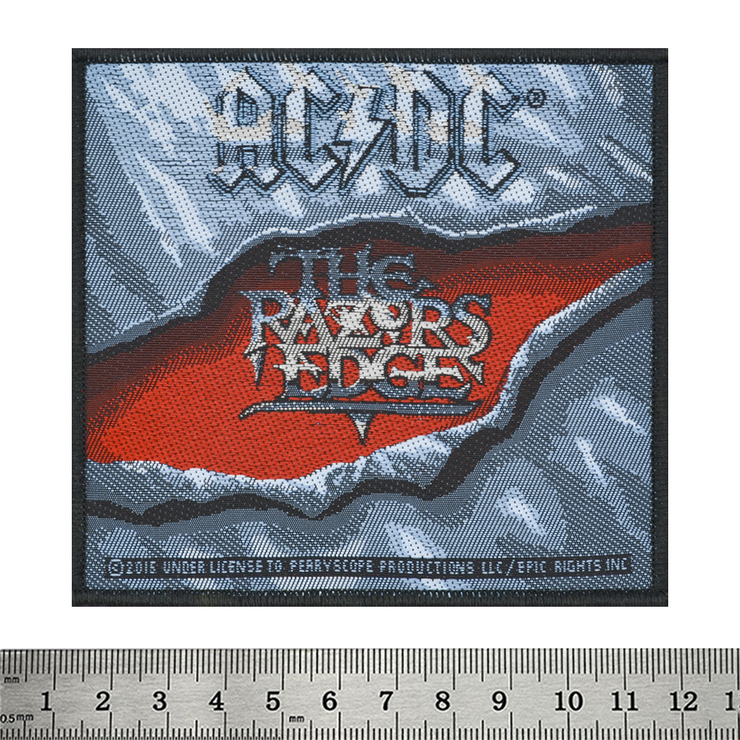 Нашивка тканая AC/DC - THE RAZORS EDGE (ofp-037)