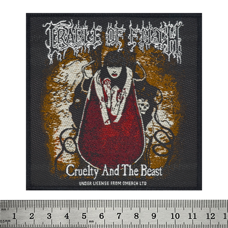 Нашивка тканая CRADLE OF FILTH - CRUELTY AND THE BEAST (ofp-039) Нашивка тканая CRADLE OF FILTH - CRUELTY AND THE BEAST (ofp-039)
