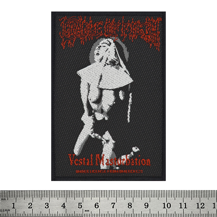 Нашивка тканая CRADLE OF FILTH - VESTAL MASTURBATION (ofp-040)