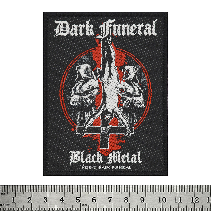 Нашивка тканая DARK FUNERAL - BLACK METAL (ofp-042) Нашивка тканая DARK FUNERAL - BLACK METAL (ofp-042)