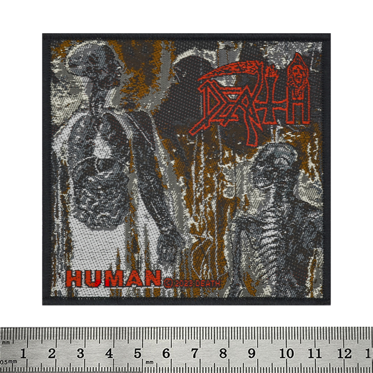 Нашивка ткана DEATH - HUMAN (ofp-045) Нашивка ткана DEATH - HUMAN (ofp-045)