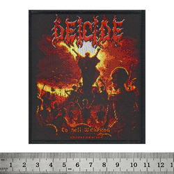 Нашивка тканая DEICIDE - TO HELL WITH GOD (ofp-050) Нашивка тканая DEICIDE - TO HELL WITH GOD (ofp-050)