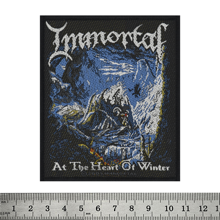 Нашивка тканая IMMORTAL - AT THE HEART OF WINTER (ofp-052) Нашивка тканая IMMORTAL - AT THE HEART OF WINTER (ofp-052)