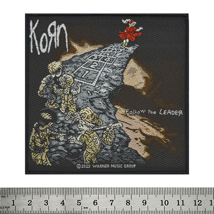Нашивка тканая KORN - FOLLOW THE LEADER (ofp-053) Нашивка тканая KORN - FOLLOW THE LEADER (ofp-053)