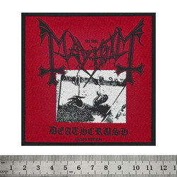 Нашивка тканая MAYHEM - DEATHCRUSH (ofp-058) Нашивка тканая MAYHEM - DEATHCRUSH (ofp-058)