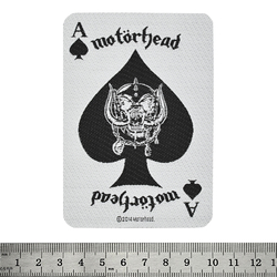 Нашивка тканая MOTORHEAD - ACE OF SPADES CARD (ofp-062)