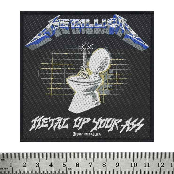 Нашивка ткана METALLICA - METAL UP YOUR ASS (ofp-064) Нашивка ткана METALLICA - METAL UP YOUR ASS (ofp-064)