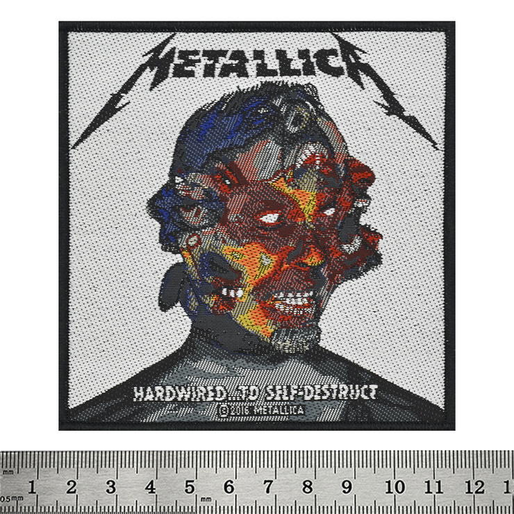 Нашивка тканая METALLICA - HARDWIRED TO SELF DESTRUCT (ofp-066)