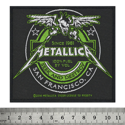 Нашивка ткана METALLICA - BEER LABEL (ofp-067)