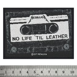 Нашивка ткана METALLICA - NO LIFE 'TILL LEATHER (ofp-069)