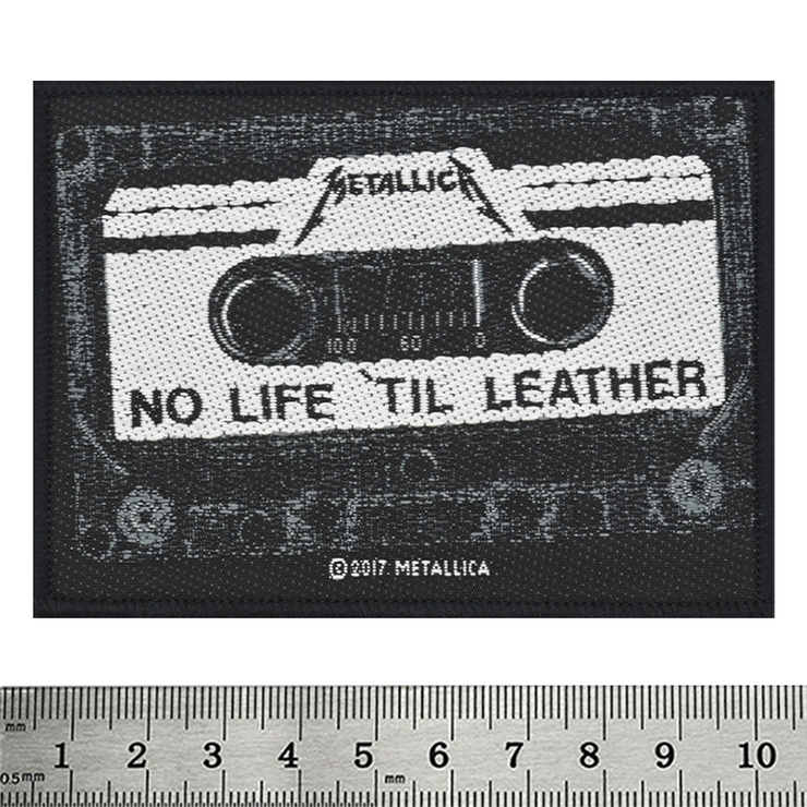 Нашивка ткана METALLICA - NO LIFE 'TILL LEATHER (ofp-069)